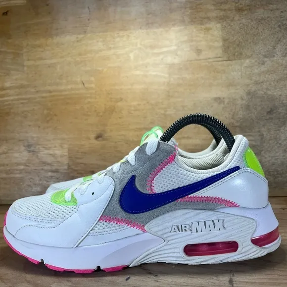 Nike Air Max Excee Womens Size 8.5 Shoes Sneakers White Pink Indigo DD2955-100