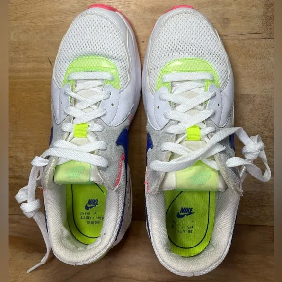 Nike Air Max Excee Womens Size 8.5 Shoes Sneakers White Pink Indigo DD2955-100