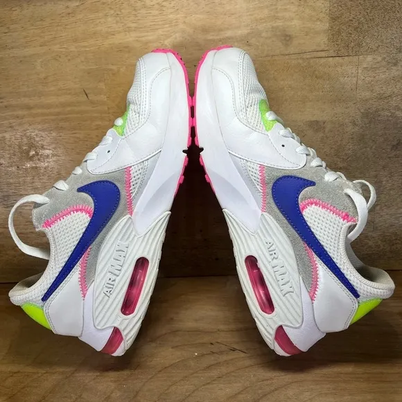 Nike Air Max Excee Womens Size 8.5 Shoes Sneakers White Pink Indigo DD2955-100