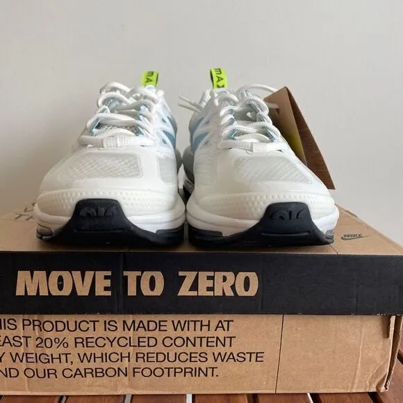 Nike Air Max Genome(GS) WHITE BLUE YELLOW Women 8.5/Big Kid 7Y(CZ4652-101)