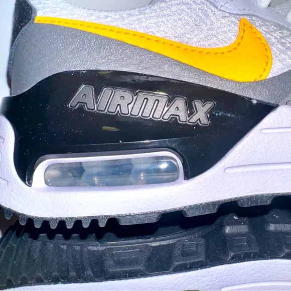 Nike Air Max SYSTM GS ' Kids Grey White Laser Orange' Nike Shoes Size 3.5Y