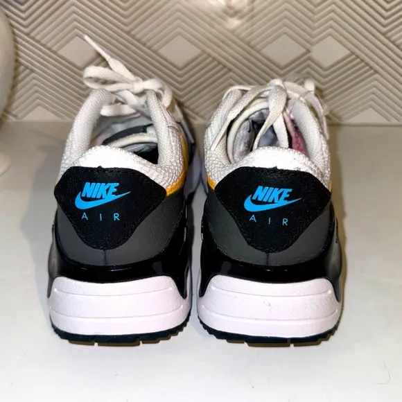 Nike Air Max SYSTM GS ' Kids Grey White Laser Orange' Nike Shoes Size 3.5Y