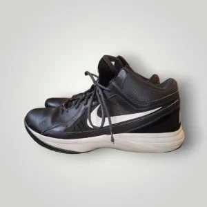 Nike Air Overplay IX Black/White Men's Basketball Atheltic Shoes Size 14