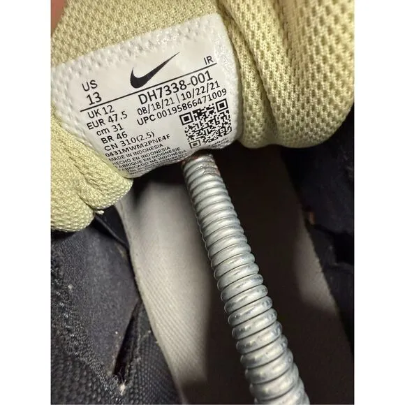 Nike Air Trainer 1 Utility Dark Smoke Grey Mens Sz 13 Travis Scott DH7338 001