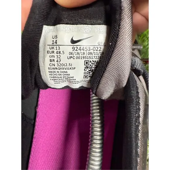 Nike Air VaporMax Plus Atmosphere Grey/Active Fuchsia Men’s Size 14 worn Once