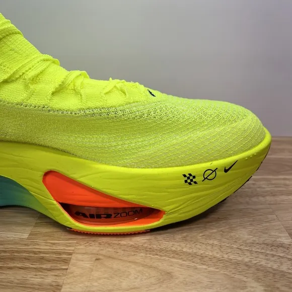 Nike Air Zoom Alphafly NEXT% 3 (Neon/Blue) Men's 15 Running Shoes