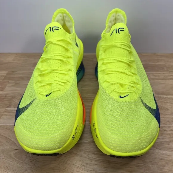 Nike Air Zoom Alphafly NEXT% 3 (Neon/Blue) Men's 15 Running Shoes