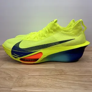 Nike Air Zoom Alphafly NEXT% 3 (Neon/Blue) Men's 15 Running Shoes