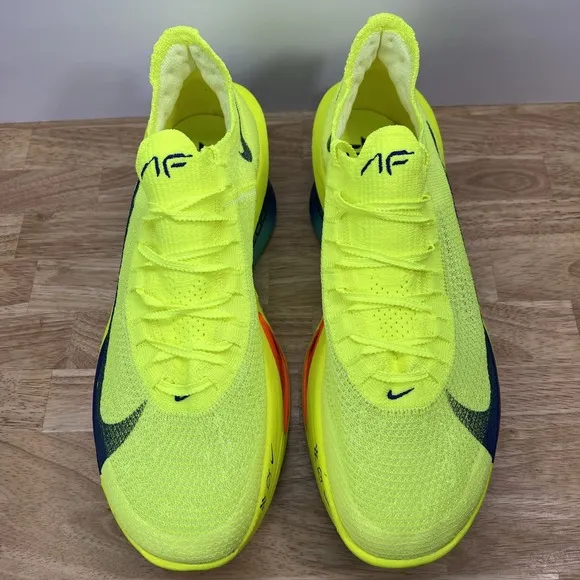 Nike Air Zoom Alphafly NEXT% 3 (Neon/Blue) Men's 15 Running Shoes