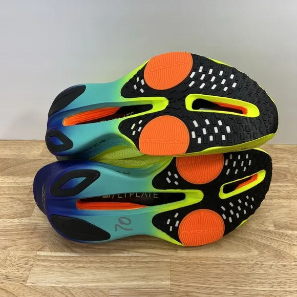 Nike Air Zoom Alphafly NEXT% 3 (Neon/Blue) Men's 15 Running Shoes