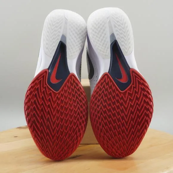 Nike Air Zoom GT Cut 3 Mens Size 10 Shoes 'USA' White Basketball Sneakers NEW