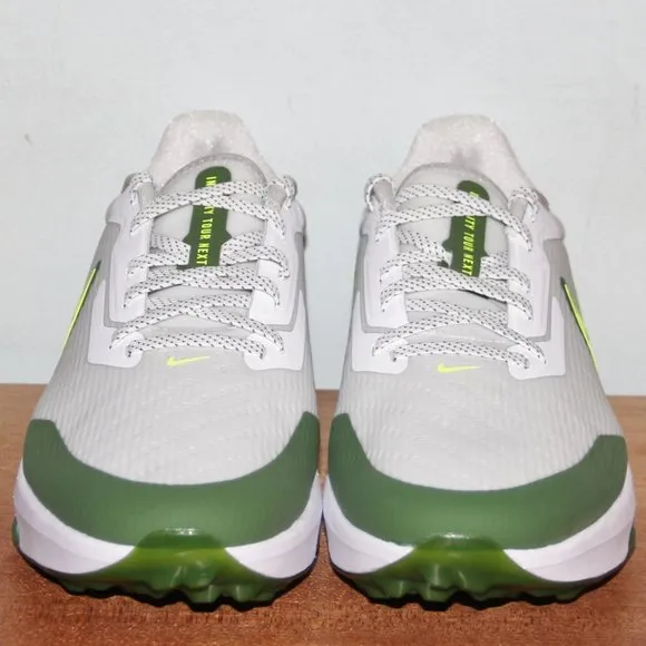 Nike Air Zoom Infinity Tour NEXT% Golf Shoes Mens 9.5 White Treeline