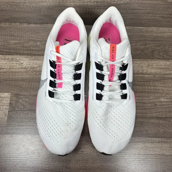 Nike Air Zoom Pegasus 38 White Pink Mens US Size 13 DJ5397-100 Running Shoes