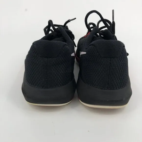 Nike Black Red Athletic Sneakers | Comfort &amp; Style in One