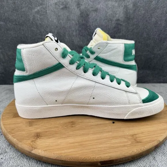Nike Blazer Mid 77 Shoes Mens Size 8 White Green Comfort Street Sneakers