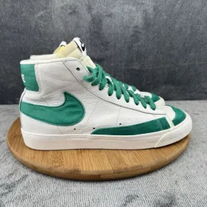 Nike Blazer Mid 77 Shoes Mens Size 8 White Green Comfort Street Sneakers