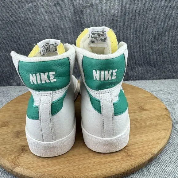 Nike Blazer Mid 77 Shoes Mens Size 8 White Green Comfort Street Sneakers