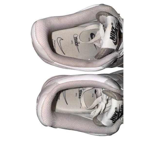 Nike By You Air Force 1 Low ID Womens Sz 9 White Gray Sneakers DJ7024-991 Shoes
