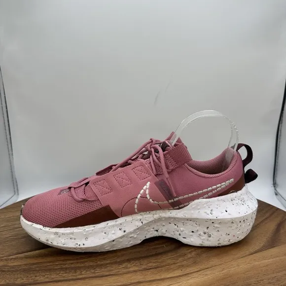 Nike Crater Impact Low Top Shoes Sneakers Desert Berry CW2386-603 Women's 8