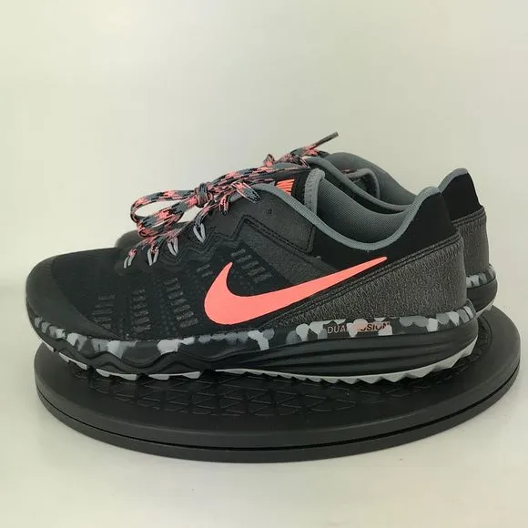 Nike Dual Fushion Trail 2 Black/Peach Running Shoes 819147-001 Women's Size 9