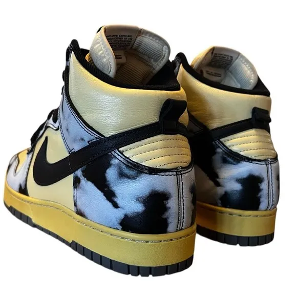 Nike Dunk Hi 1985 SP Black Acid Wash DD9404-700 Men's Size 10 US Shoes