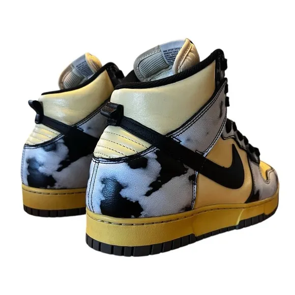Nike Dunk Hi 1985 SP Black Acid Wash DD9404-700 Men's Size 10 US Shoes
