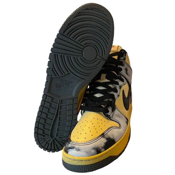 Nike Dunk Hi 1985 SP Black Acid Wash DD9404-700 Men's Size 10 US Shoes