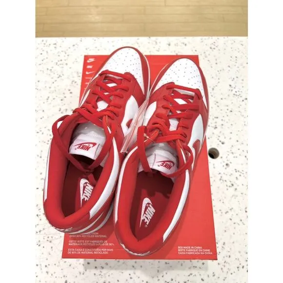 Nike Dunk Low SP St. John's White University Red - UNLV Varsity USC CU1727 100