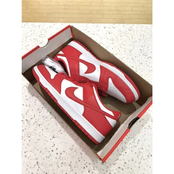 Nike Dunk Low SP St. John's White University Red - UNLV Varsity USC CU1727 100