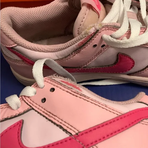 Nike Dunk Low Triple Pink Kids Size 3y