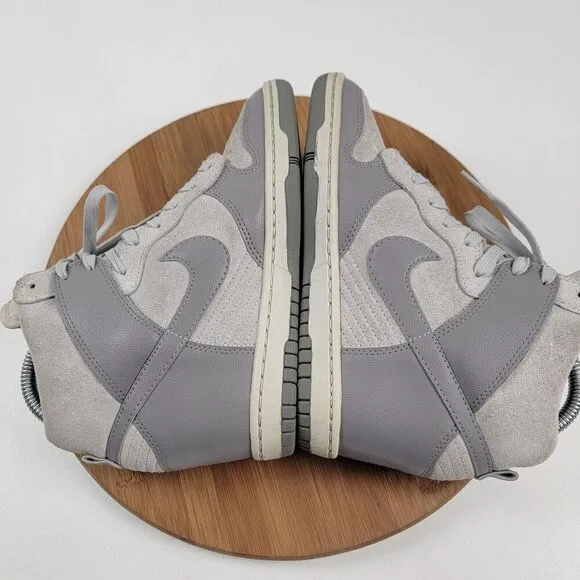 NIKE Dunk Sky High Hidden Wedge Heel Cannon Gray Shoes Women's US 7.5 528899-005