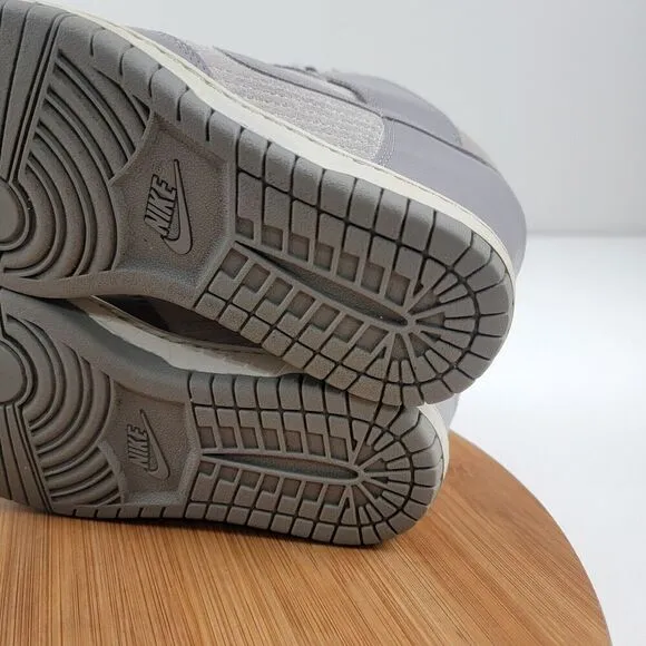 NIKE Dunk Sky High Hidden Wedge Heel Cannon Gray Shoes Women's US 7.5 528899-005