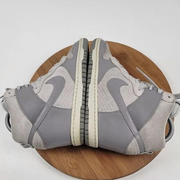 NIKE Dunk Sky High Hidden Wedge Heel Cannon Gray Shoes Women's US 7.5 528899-005