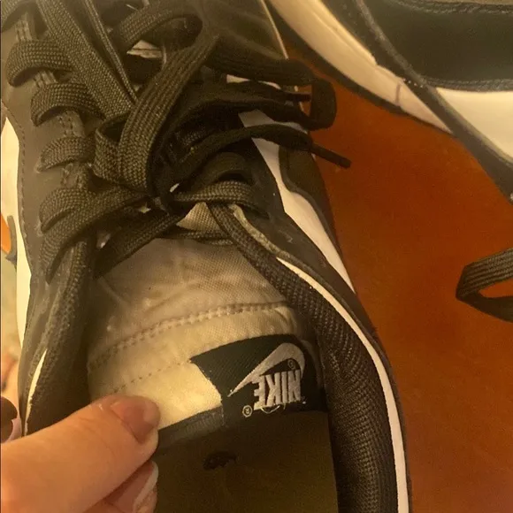 Nike Dunks Low Men's Black and White Sneakers