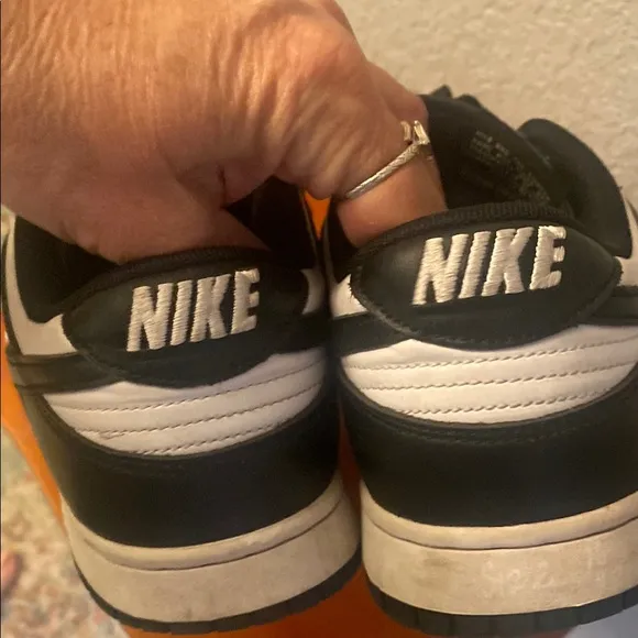 Nike Dunks Low Men's Black and White Sneakers