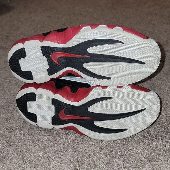Nike Flight Shox Youth 2004 Blk White Red 040709 Size 5Y Sneakers 309649-161