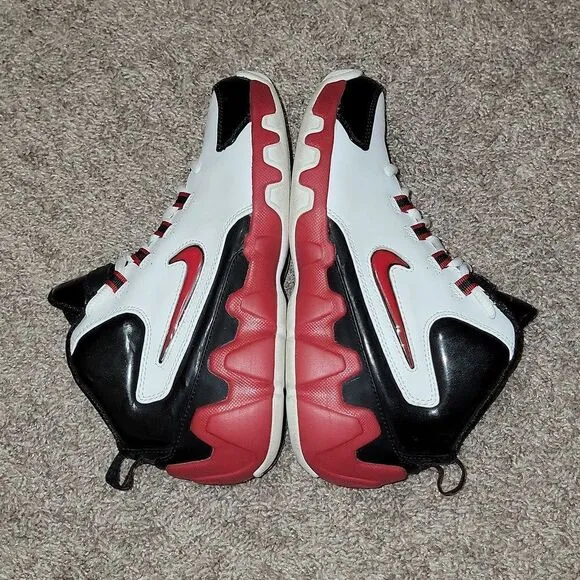 Nike Flight Shox Youth 2004 Blk White Red 040709 Size 5Y Sneakers 309649-161