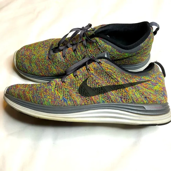 Nike flyknit lunar 1 multicolor running shoes