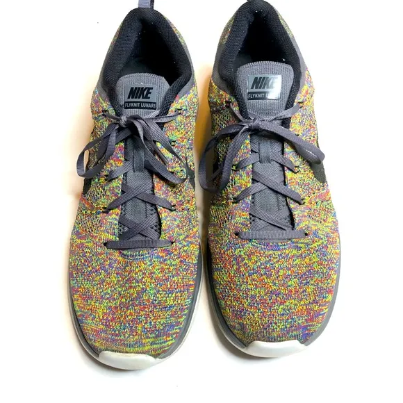 Nike flyknit lunar 1 multicolor running shoes