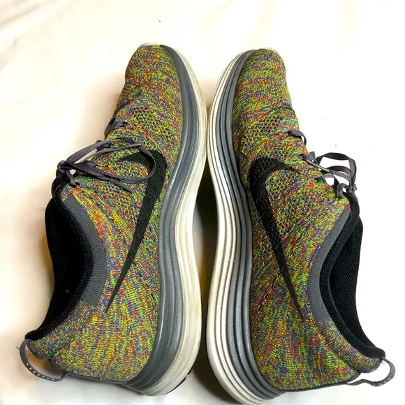 Nike flyknit lunar 1 multicolor running shoes
