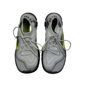 Nike Free Flyknit Pure Platinum Volt-Wolf Grey Minimal Running Shoes Men's SZ 9