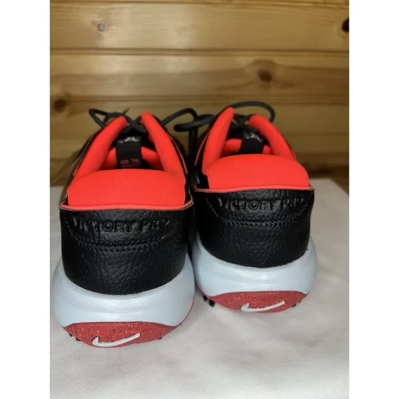 NIKE GOLF SHOES MEN'S VICTORY PRO 3 BLACK CRIMSON DV6800-005 SIZE 8.5 NWOB