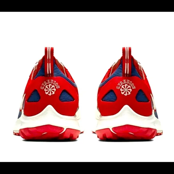 Nike Gyakusou X Zoom Pegasus AT Trail Running Shoes Red CD0383 Mens 4.5 NEW