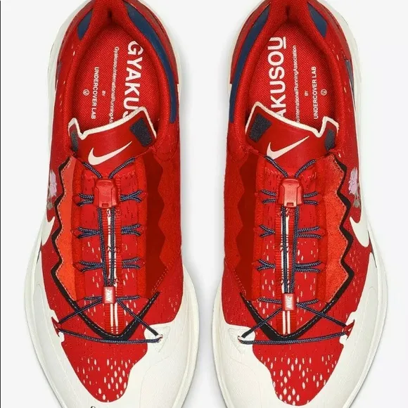 Nike Gyakusou X Zoom Pegasus AT Trail Running Shoes Red CD0383 Mens 4.5 NEW