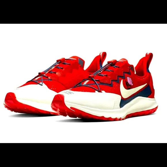 Nike Gyakusou X Zoom Pegasus AT Trail Running Shoes Red CD0383 Mens 4.5 NEW