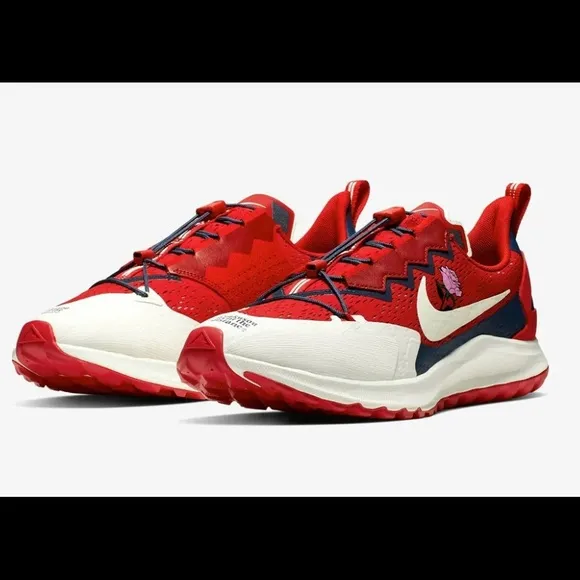 Nike Gyakusou X Zoom Pegasus AT Trail Running Shoes Red CD0383 Mens 4.5 NEW