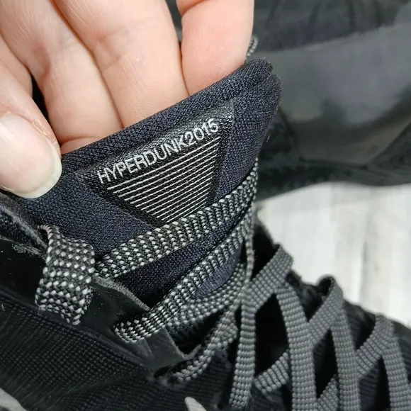 Nike Hyperdunk Black Flyknit High Top Basketball Sneakers with Zoom Air #1474