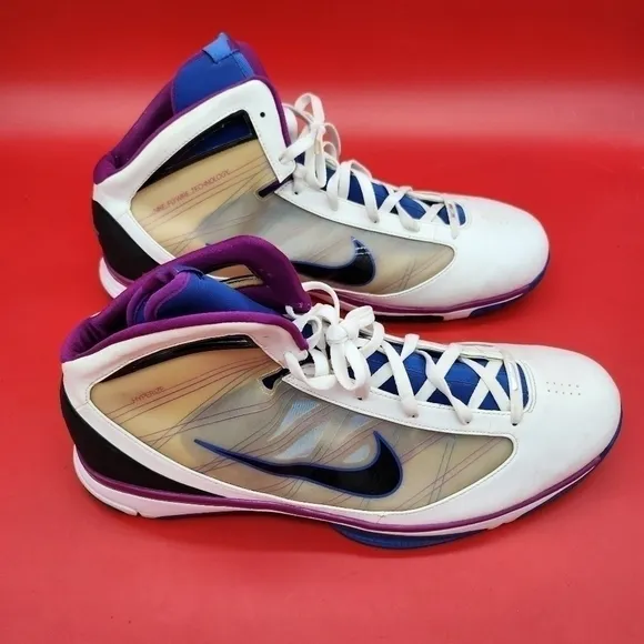 Nike Hyperize Varsity Royal Red Plum Men's 18 Basketball Shoes