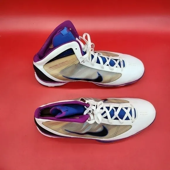 Nike Hyperize Varsity Royal Red Plum Men's 18 Basketball Shoes