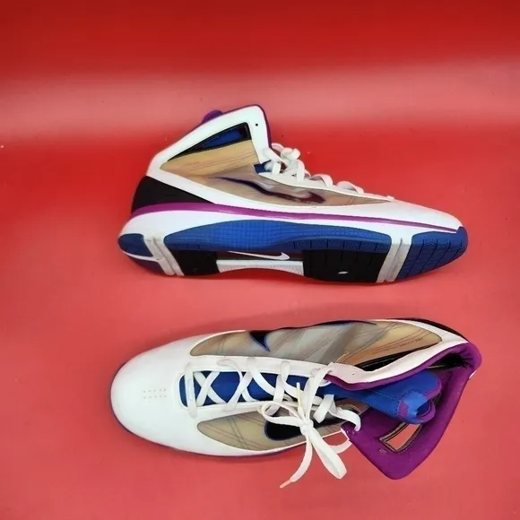 Nike Hyperize Varsity Royal Red Plum Men's 18 Basketball Shoes